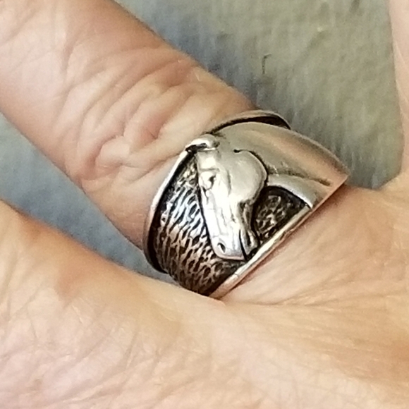 Rare Silpada Sterling Silver Equestrian Horse Ring - Picture 7 of 11